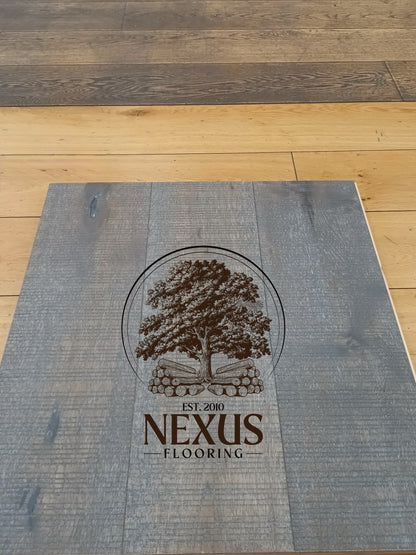 15mm x 4mm x 190mm Copper Band Saw Mark Brushed UV Oiled Multiply Engineered Oak Wood Flooring