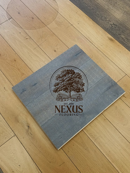 15mm x 4mm x 190mm Copper Band Saw Mark Brushed UV Oiled Multiply Engineered Oak Wood Flooring