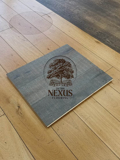 15mm x 4mm x 190mm Copper Band Saw Mark Brushed UV Oiled Multiply Engineered Oak Wood Flooring