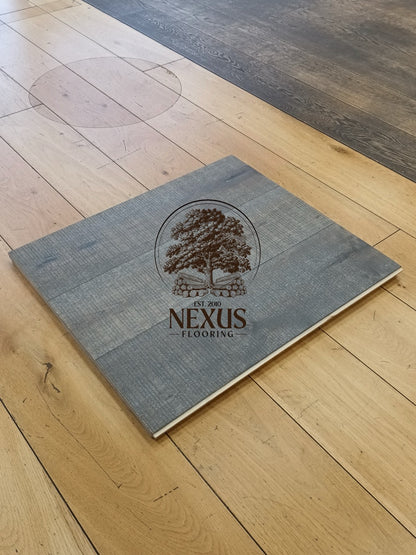 15mm x 4mm x 190mm Copper Band Saw Mark Brushed UV Oiled Multiply Engineered Oak Wood Flooring