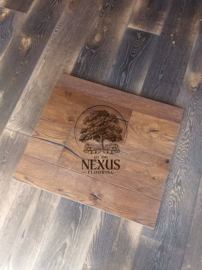 14mm x 3mm x 190mm Distressed Light Engineered Oak Wood Flooring