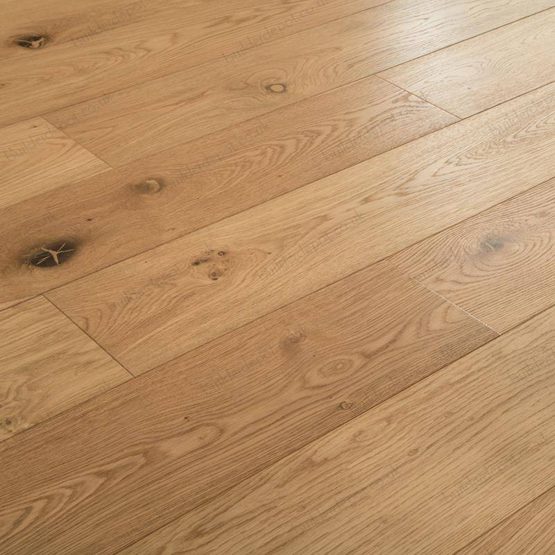 20mm x 4mm x 191mm Natural Brushed Oiled Engineered Oak Wood Flooring