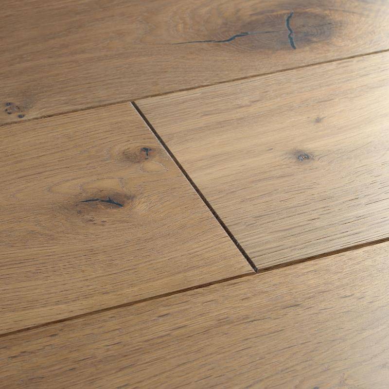 20mm x 4mm x 191mm Natural Brushed Oiled Engineered Oak Wood Flooring