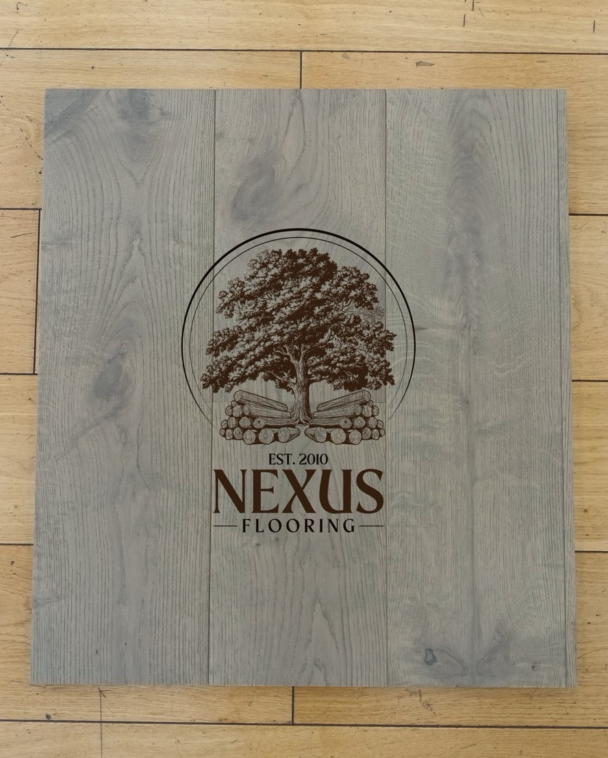 14mm x 3mm x 190mm Dove Grey Engineered Oak Wood Flooring