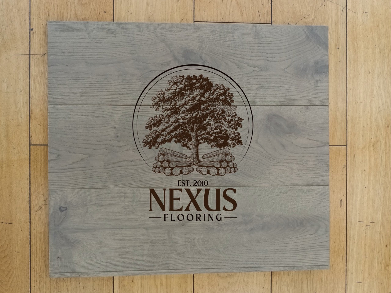 14mm x 3mm x 190mm Dove Grey Engineered Oak Wood Flooring