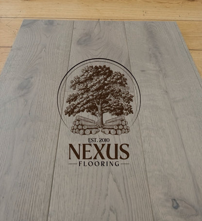 14mm x 3mm x 190mm Dove Grey Engineered Oak Wood Flooring