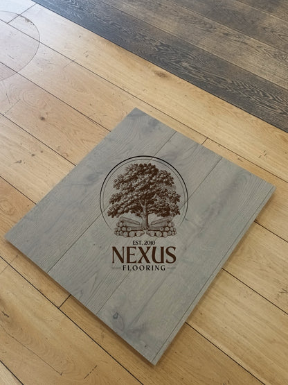 14mm x 3mm x 190mm Dove Grey Engineered Oak Wood Flooring