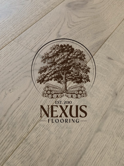 14mm x 3mm x 190mm Dove Grey Engineered Oak Wood Flooring