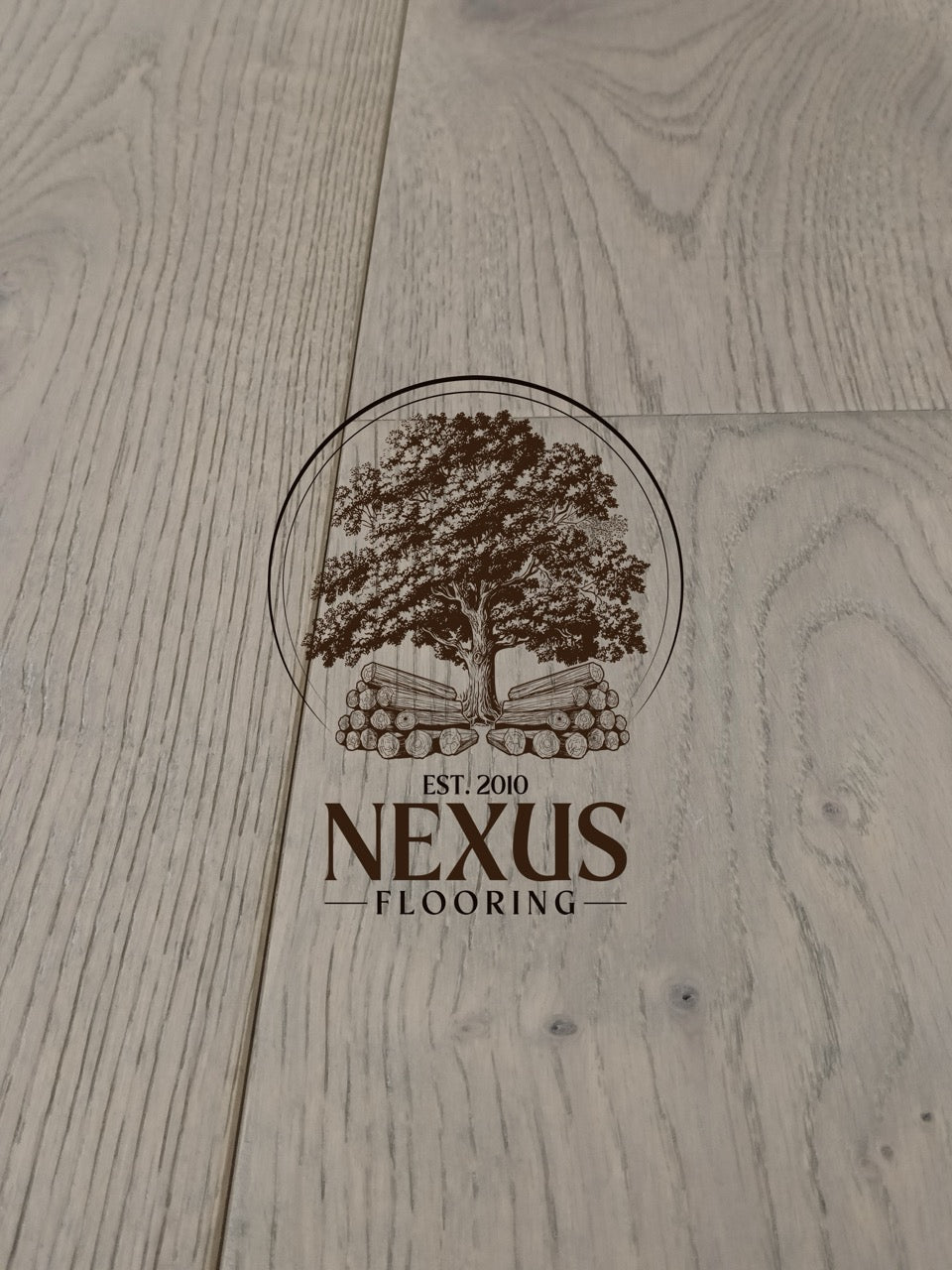 14mm x 3mm x 190mm Dove Grey Engineered Oak Wood Flooring