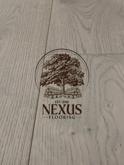 14mm x 3mm x 190mm Dove Grey Engineered Oak Wood Flooring