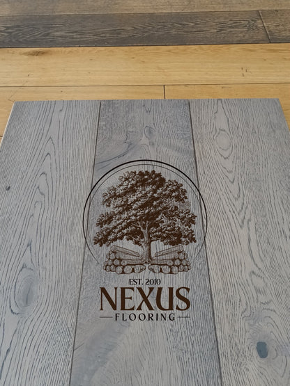 15mm x 4mm x 190mm Galaxy Grey Bark Engineered Oak Wood Flooring