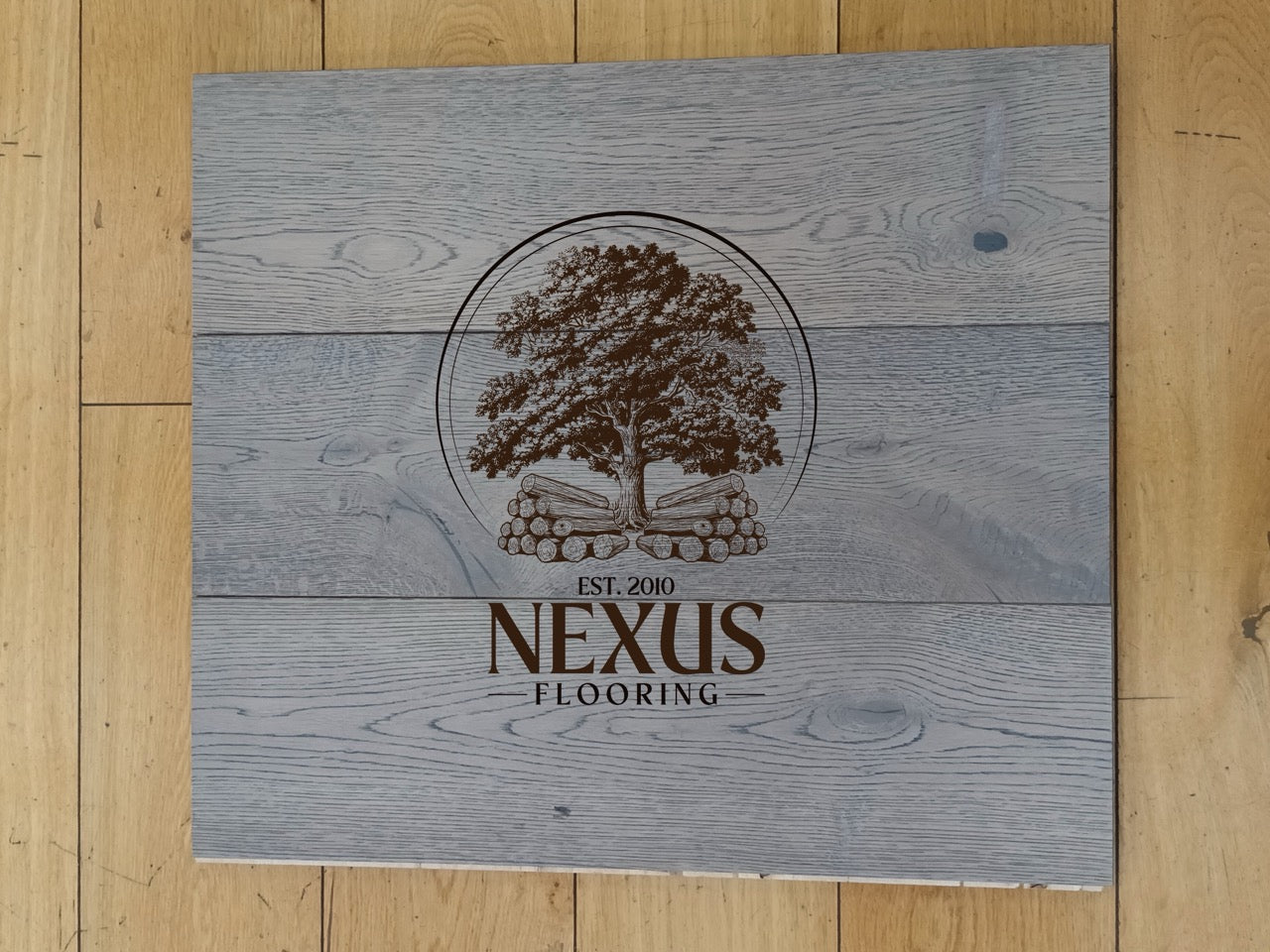 15mm x 4mm x 190mm Galaxy Grey Bark Engineered Oak Wood Flooring