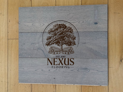 15mm x 4mm x 190mm Galaxy Grey Bark Engineered Oak Wood Flooring