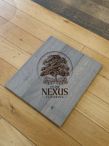 15mm x 4mm x 190mm Galaxy Grey Bark Engineered Oak Wood Flooring