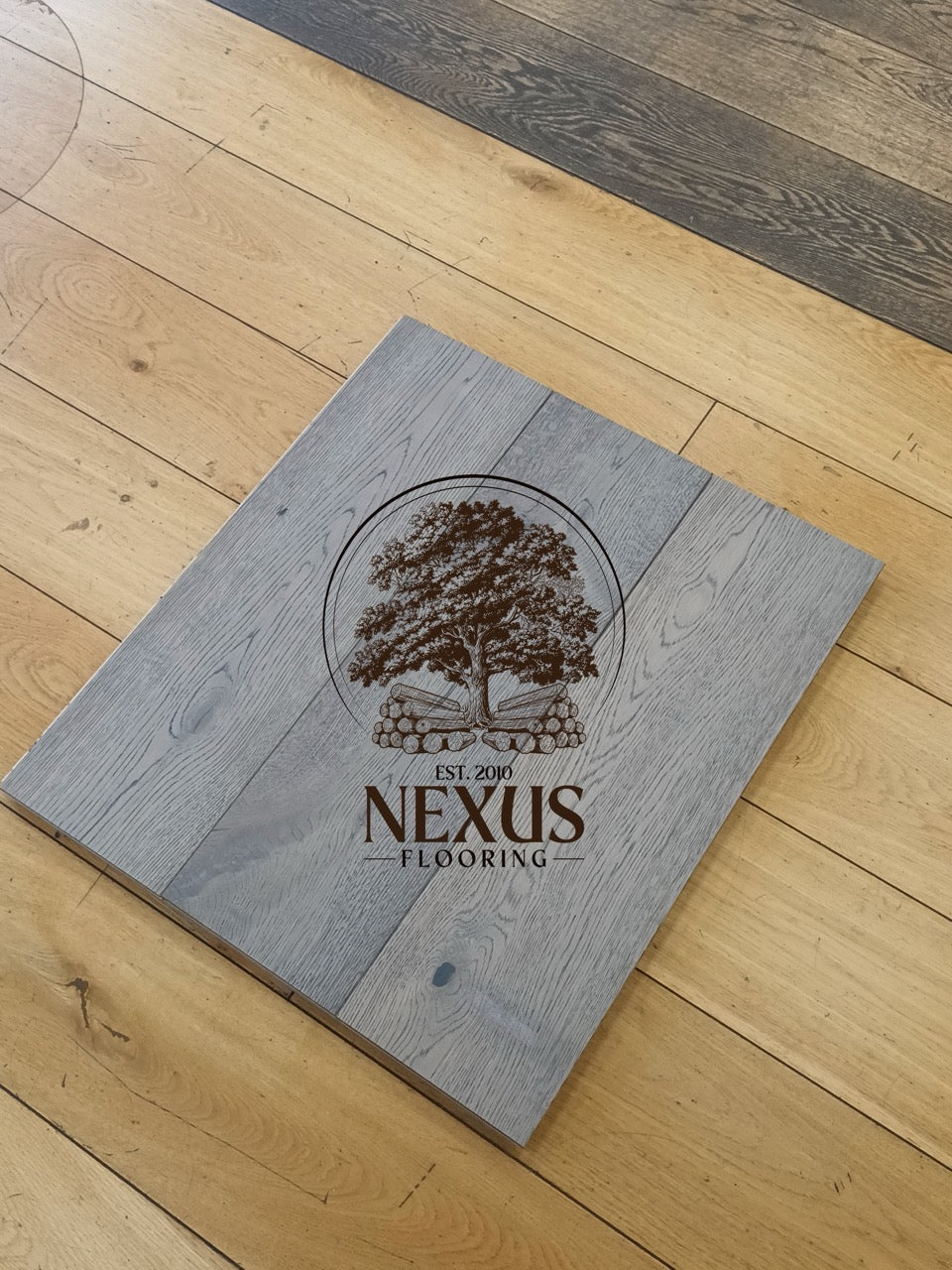 15mm x 4mm x 190mm Galaxy Grey Bark Engineered Oak Wood Flooring