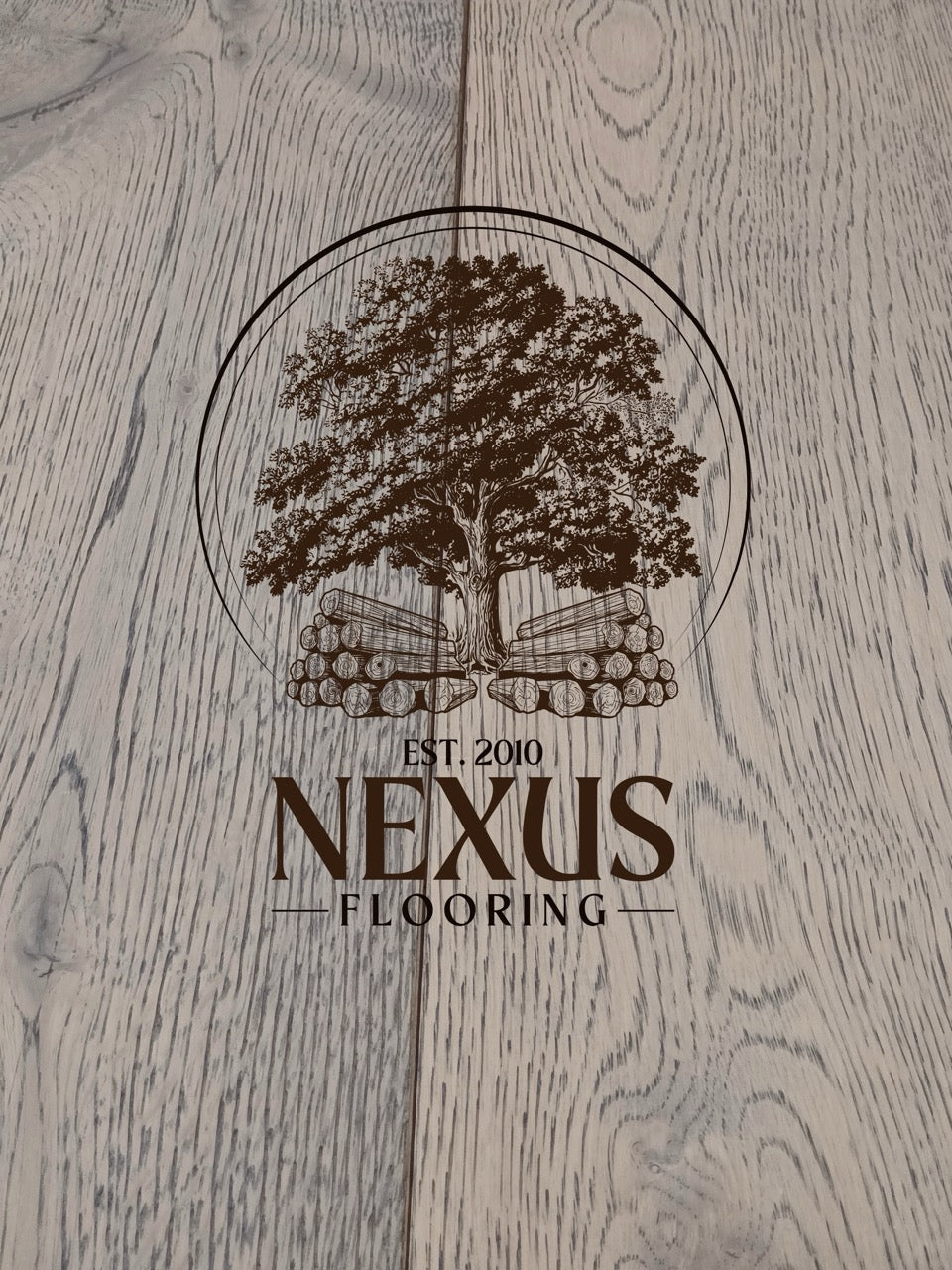 15mm x 4mm x 190mm Galaxy Grey Bark Engineered Oak Wood Flooring