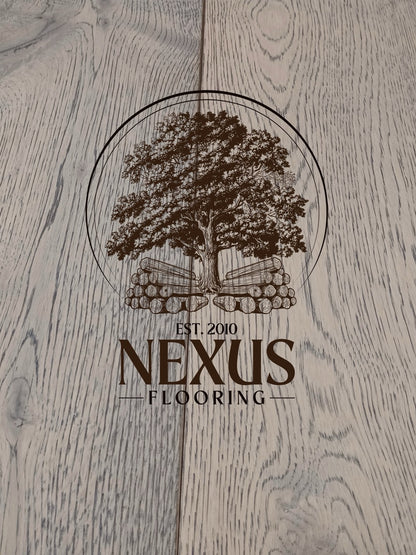 15mm x 4mm x 190mm Galaxy Grey Bark Engineered Oak Wood Flooring