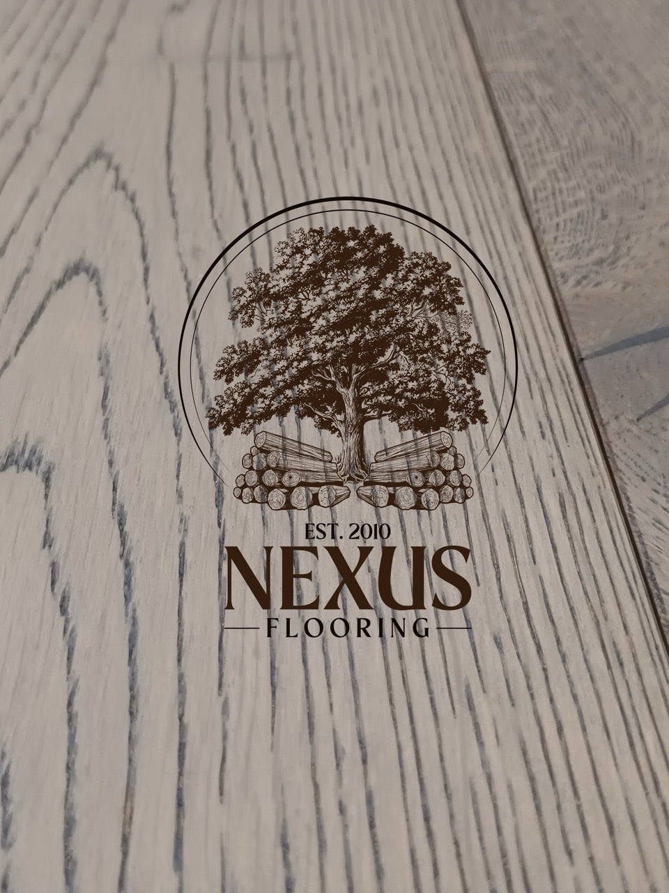 15mm x 4mm x 190mm Galaxy Grey Bark Engineered Oak Wood Flooring