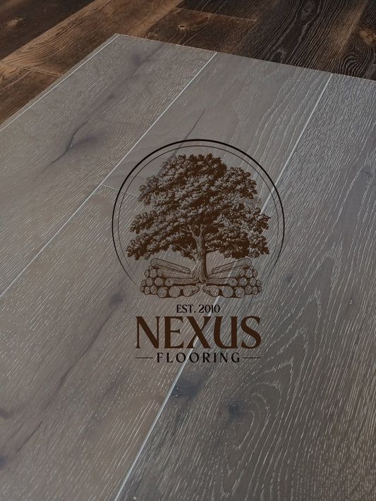 15mm x4mm x190mm Engineered Harbour Grey Oak Wood Flooring