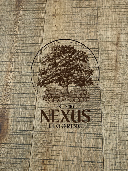 15mm x 4mm x 190mm Honey Band Saw Mark Brushed UV Oiled 3 ply Engineered Oak Wood Flooring