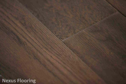 18mm x 125mm H/S Coffee Espresso Solid Oak Wood Flooring