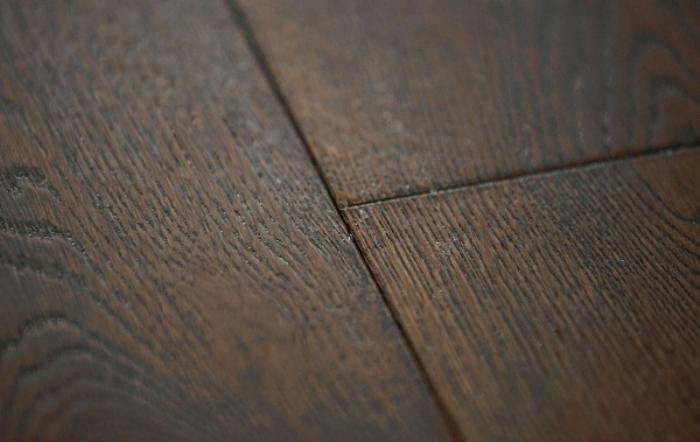 14mm x3mm x190mm Brushed Coffee 3 Ply Engineered Oak Wood Flooring