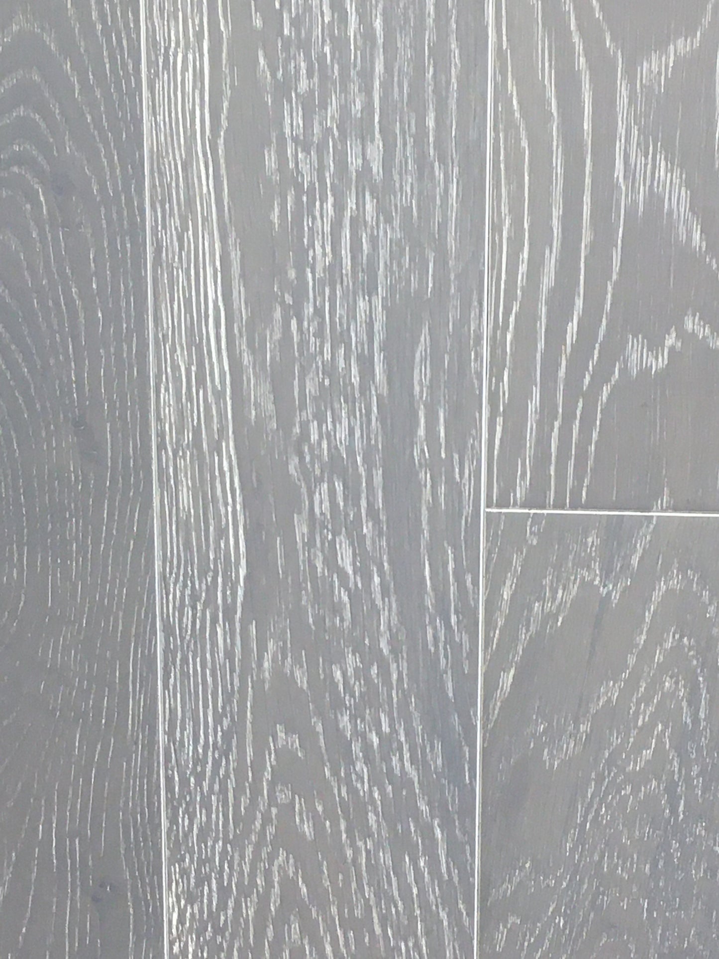 Engineered 13mmx 3mm x125mm  Pebble Grey Brushed Lacquered Oak