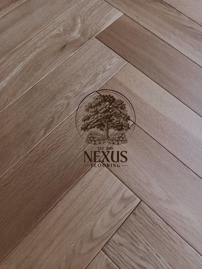UV Oiled Herringbone Engineered Oak 14 x 3 x 150 x 600 Wood Flooring