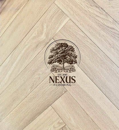 UV Oiled Herringbone Engineered Oak 14 x 3 x 150 x 600 Wood Flooring