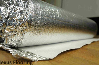 NEXUS 3MM SILVER FOIL FOAM UNDERLAY