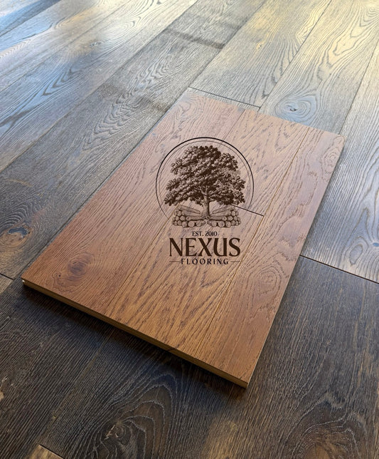 Engineered 14mm x3mm x150 Smoky Brushed Caramel Oak