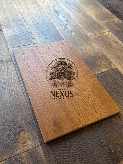 Engineered 14mm x3mm x150 Smoky Brushed Caramel Oak