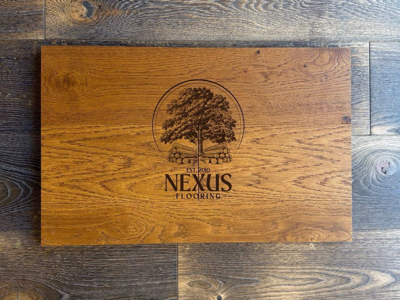 Engineered 14mm x3mm x150 Smoky Brushed Caramel Oak