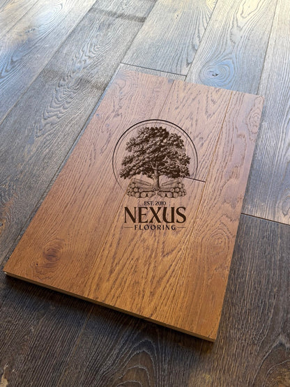 Engineered 14mm x3mm x150 Smoky Brushed Caramel Oak