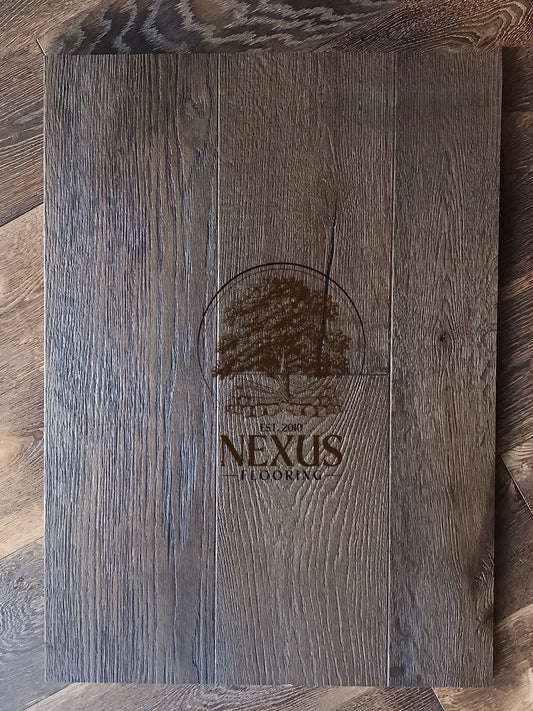 Engineered 15mm x4mm x 220mmm Dark Distressed Oak Flooring