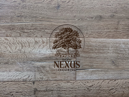 Engineered 15mm x4mm x 220mm Distressed White Hard Wax Oiled Oak