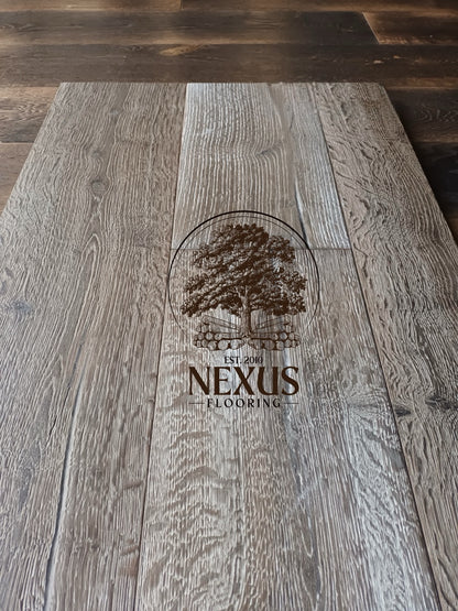 Engineered 15mm x4mm x 220mm Distressed White Hard Wax Oiled Oak