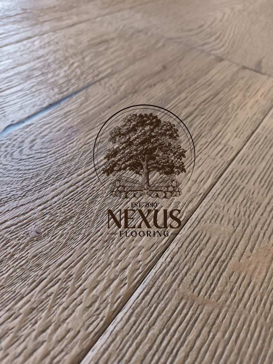 Engineered 15mm x4mm x 220 Distressed Light Grey Oak Flooring