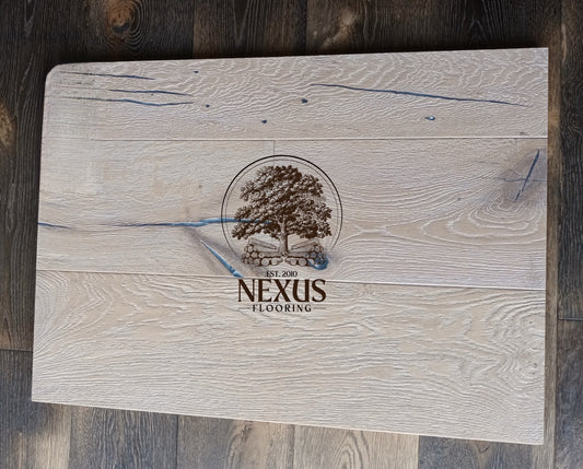 Engineered 14mm x3mm x190mm  Smoked White Oiled, 3ply ,Rustic