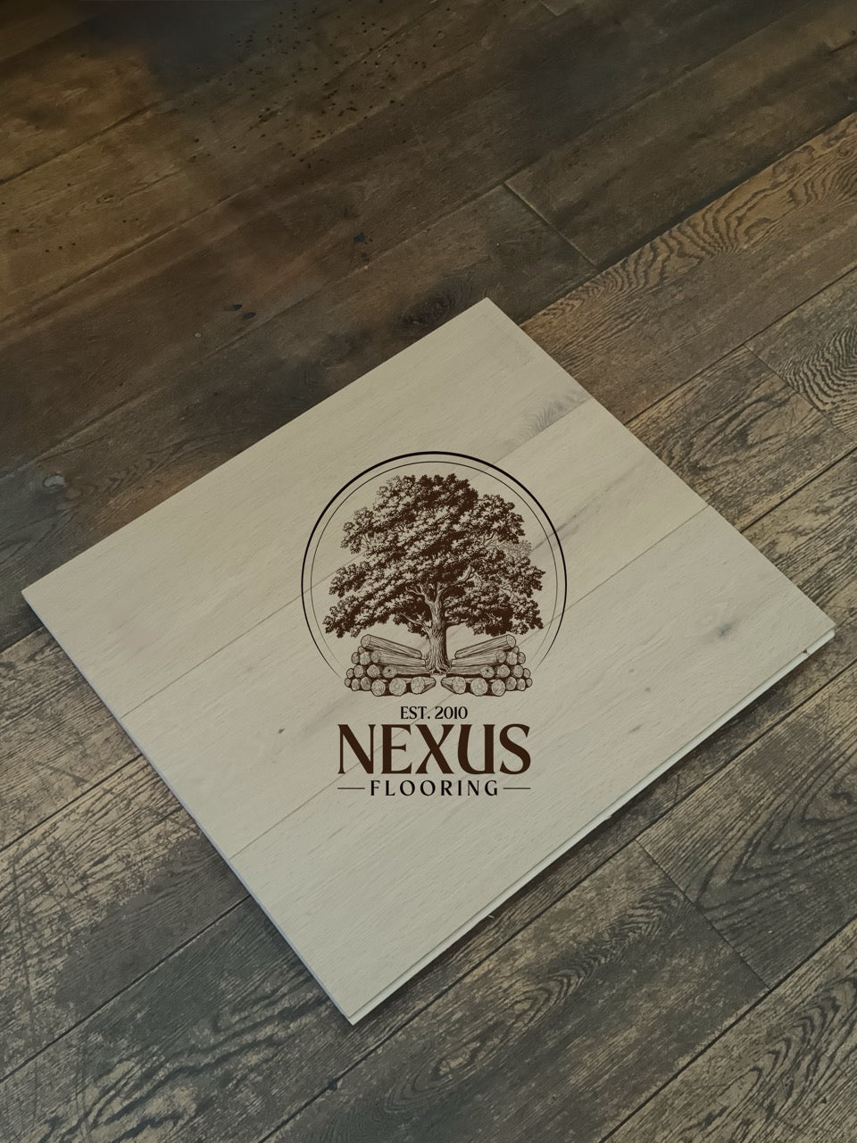 14mm x 3mm x 190mm Raw Naked Engineered Oak Wood Flooring