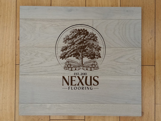 14mm x 3mm x 190mm Engineered Slate Grey Oak Wood Flooring