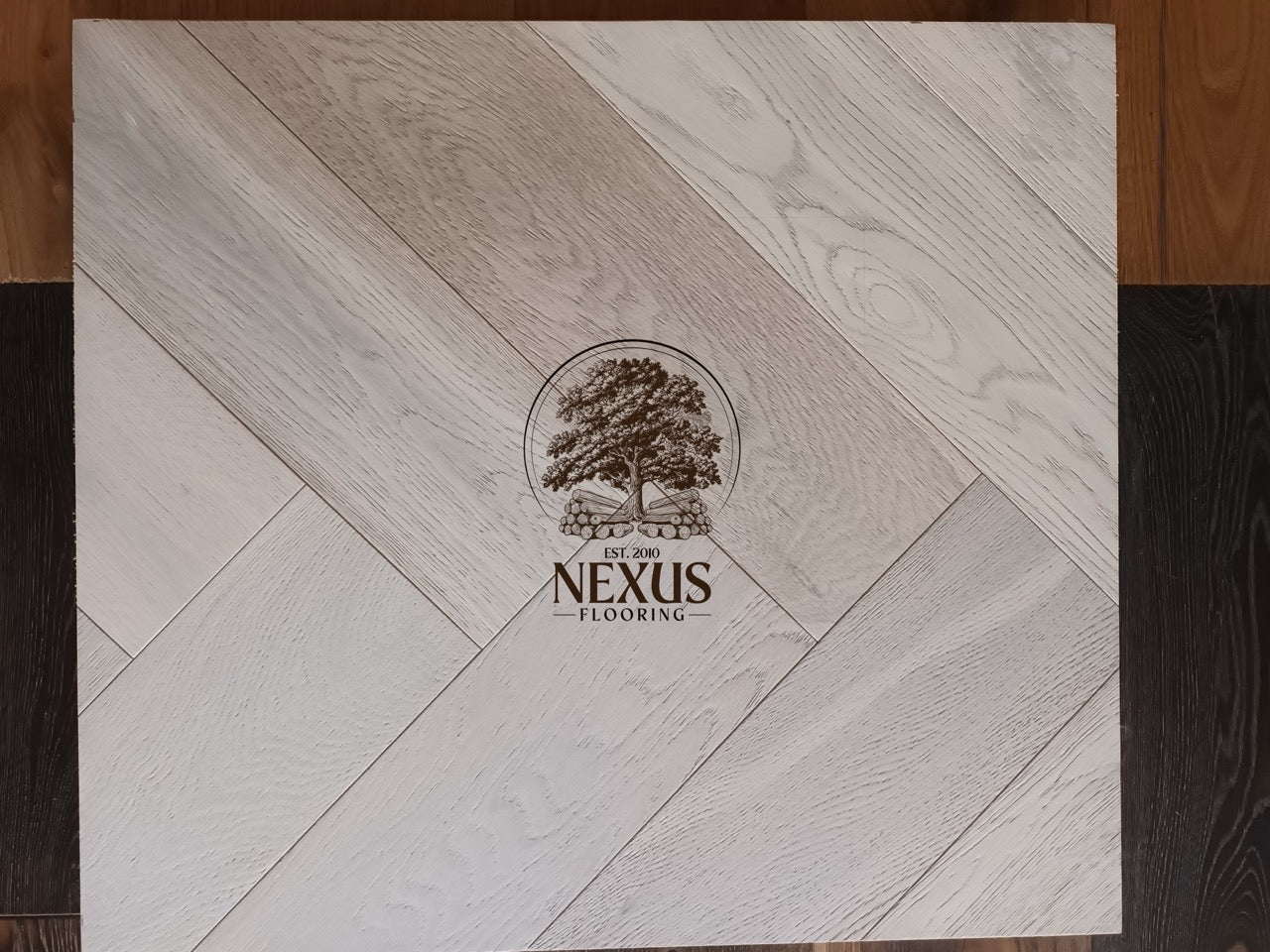 Slate Grey Click Herringbone Engineered Oak 14 x 3 x 150x 600 Wood Flooring