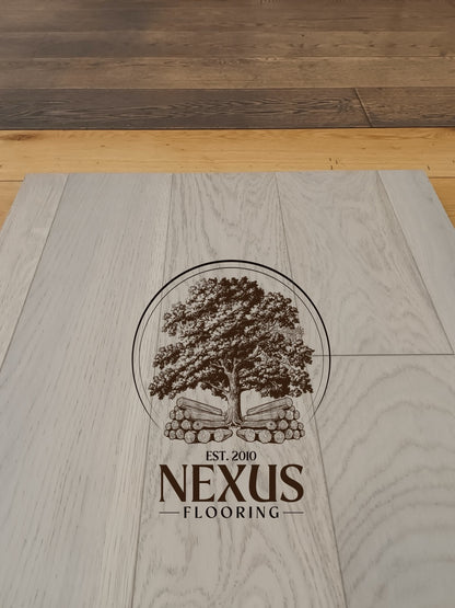 14mm x 3mm x 190mm Engineered Slate Grey Oak Wood Flooring