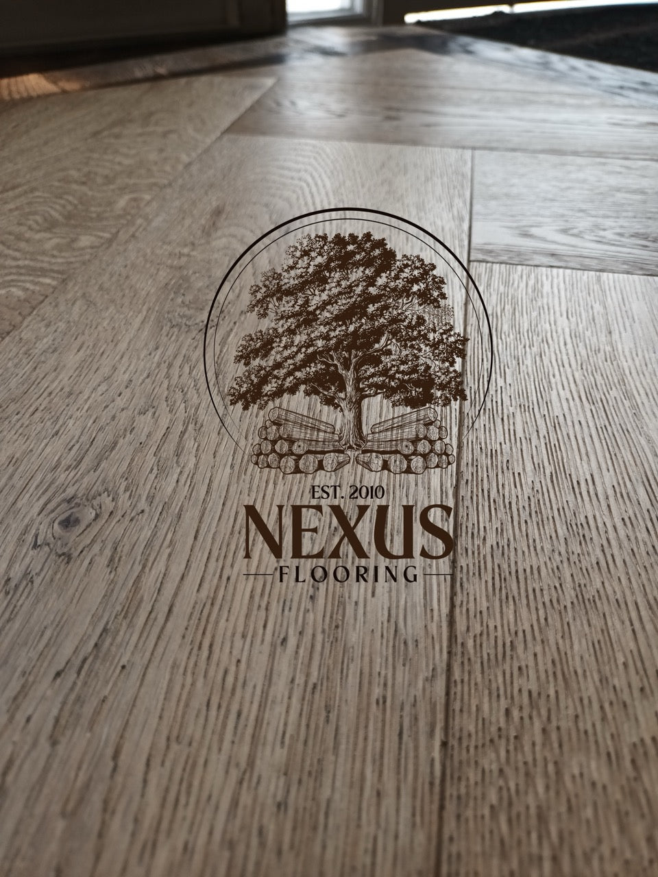 Smoked Brushed Oiled Parquet Click Engineered Oak 14mm x 3mm x 150mm  x 600mm Wood Flooring