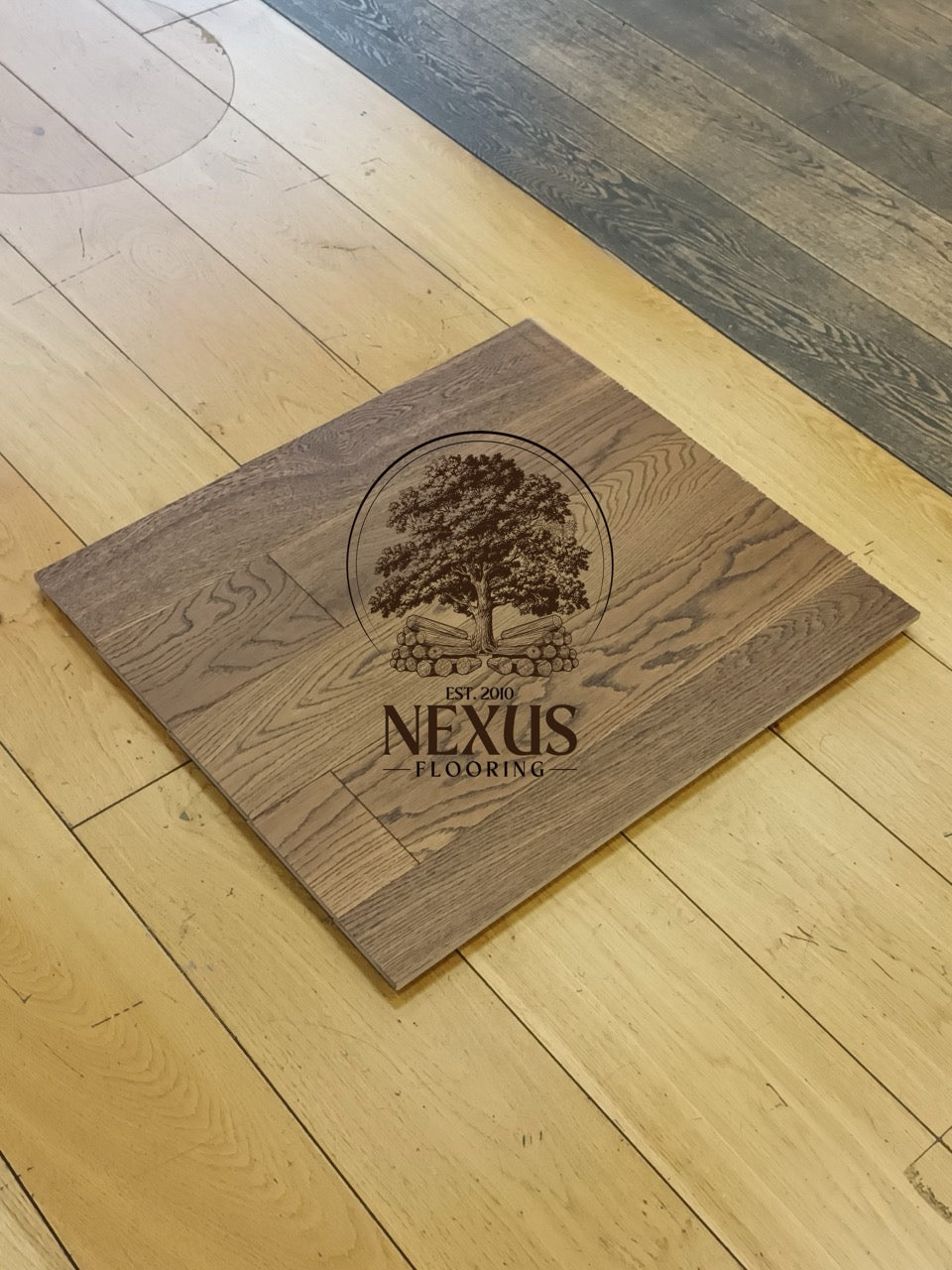 14mm x 3mm x 125mm Smoked Golden Engineered Oak Wood Flooring