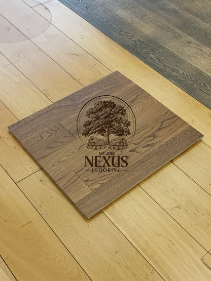 14mm x 3mm x 125mm Smoked Golden Engineered Oak Wood Flooring