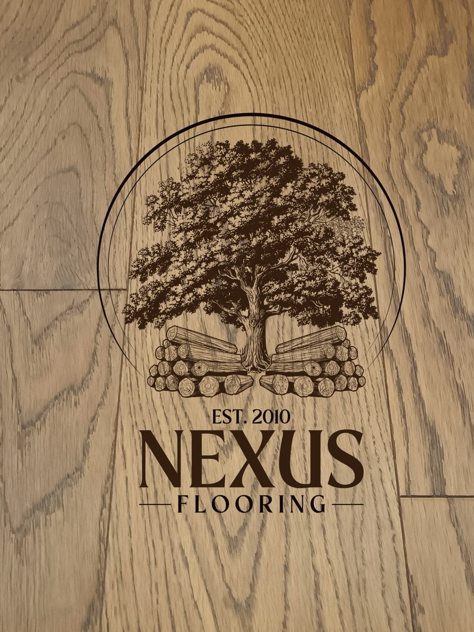 14mm x 3mm x 125mm Smoked Golden Engineered Oak Wood Flooring