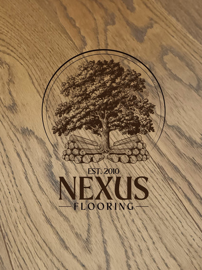 14mm x 3mm x 125mm Smoked Golden Engineered Oak Wood Flooring