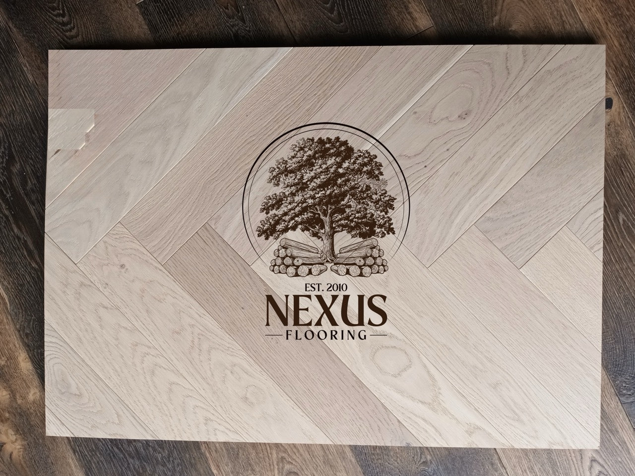 Engineered Herringbone 10mm x3mm x 90mm x450mm Smoked Natural