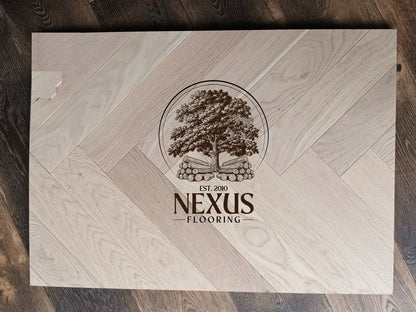 Engineered Herringbone 10mm x3mm x 90mm x450mm Smoked Natural